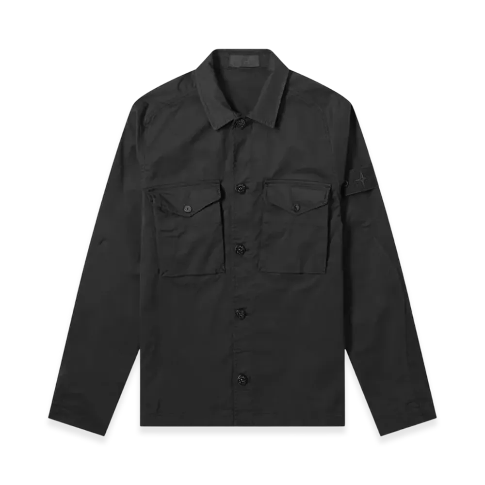Stone Island 123F2 Ghost Piece Overshirt - 20SS "Black"