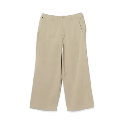 BEAMS Wide Chino Pants "Sand"