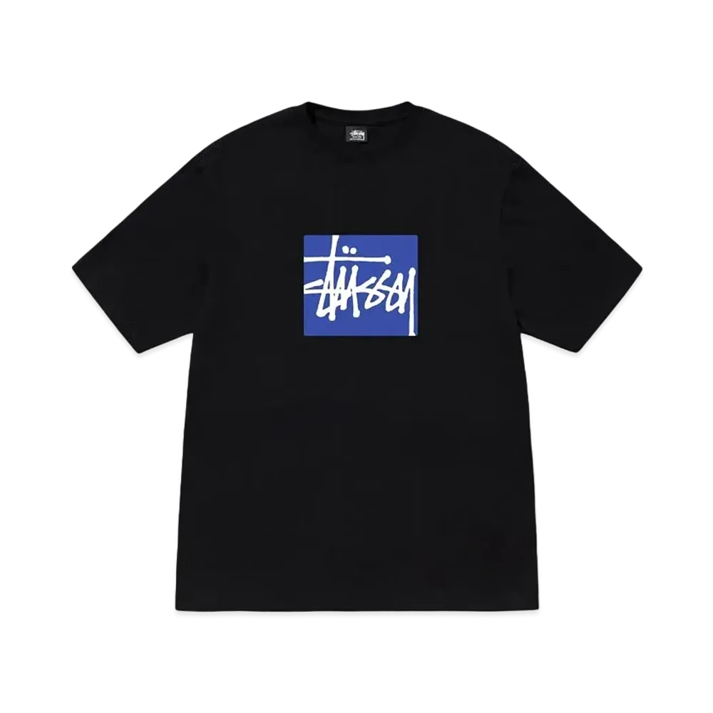Stussy Stock Box Tee "Black"