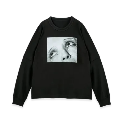 sacai Man Ray Print L/S T-Shirt "Black"