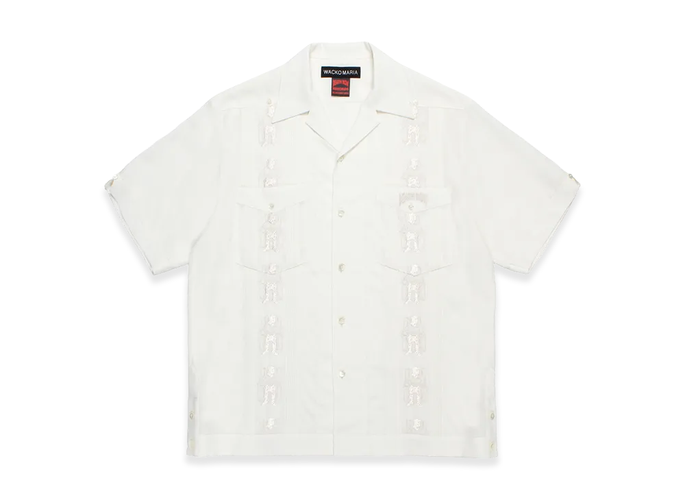 WACKO MARIA x Death Row Records Cuba Shirt "White"