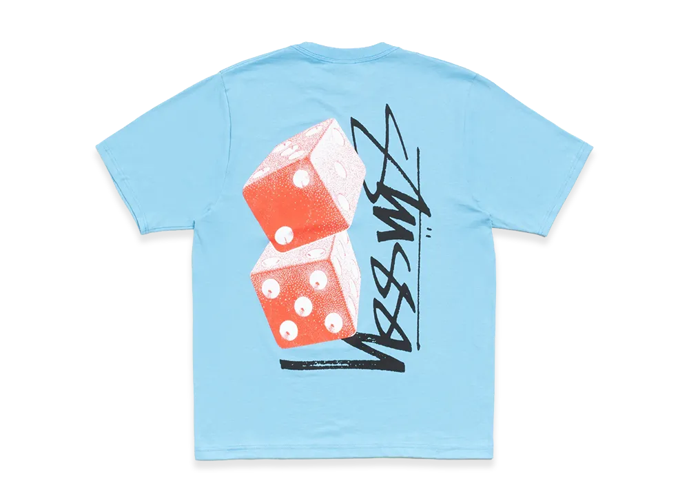 Stussy Tall Dice Tee "Sky Blue"