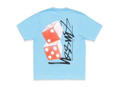 Stussy Tall Dice Tee "Sky Blue"