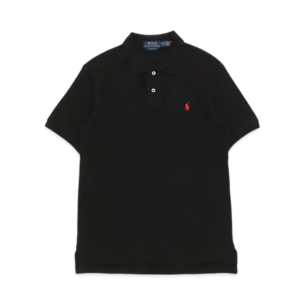 Polo Ralph Lauren Kids SS Basic Mesh Polo "Black"