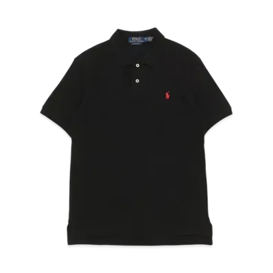 Polo Ralph Lauren Kids SS Basic Mesh Polo "Black"
