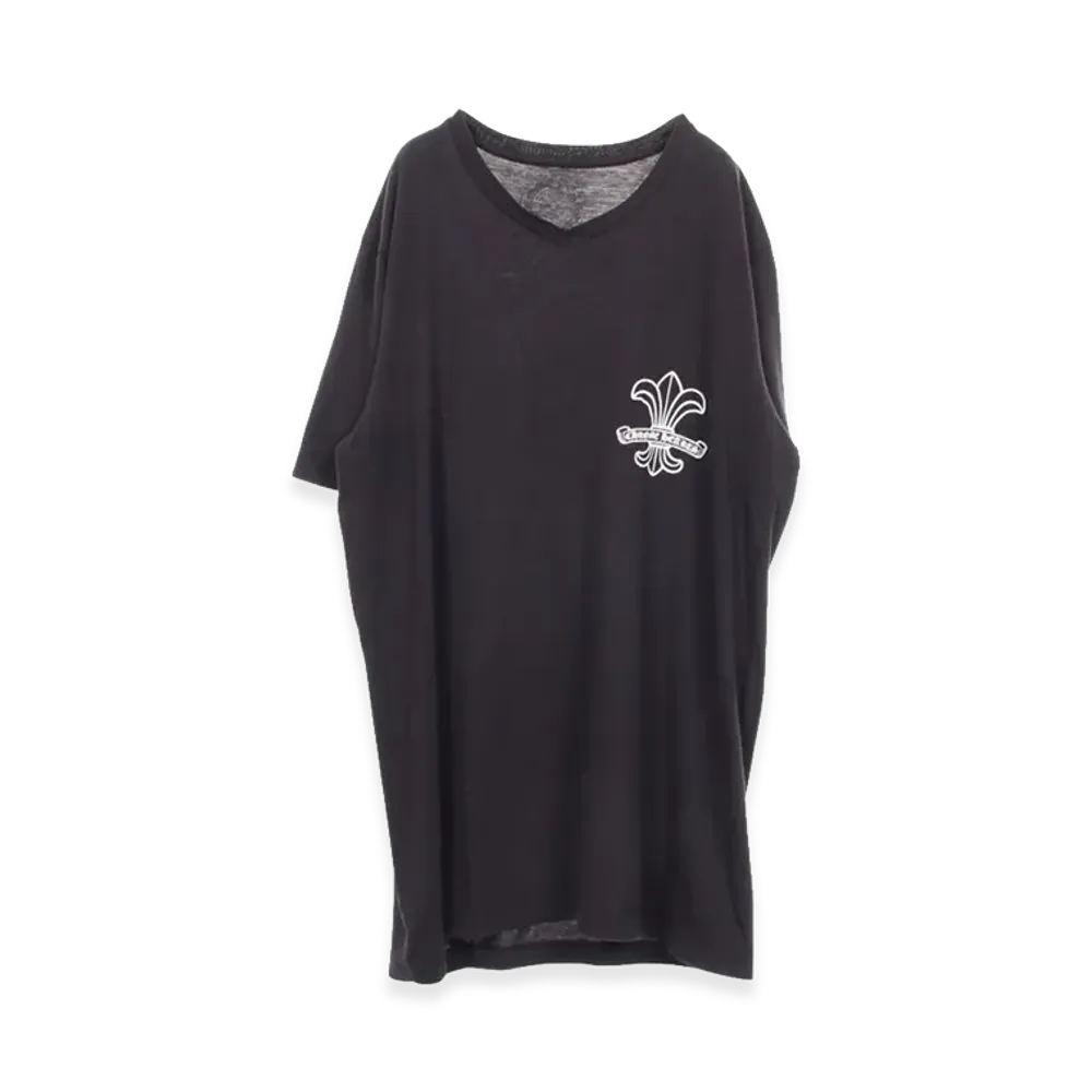 Chrome Hearts BS Fleur V-Neck S/S T-Shirt "Black"