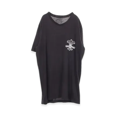 Chrome Hearts BS Fleur V-Neck S/S T-Shirt "Black"