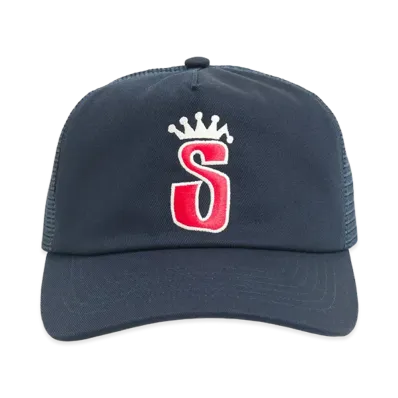 Stussy S Crown Trucker "Navy"