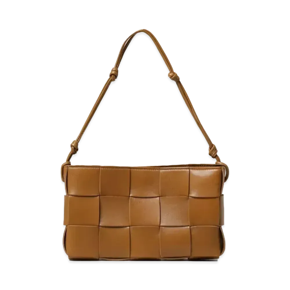 Bottega Veneta Cassette Rope Clutch Shoulder Bag "Camel"