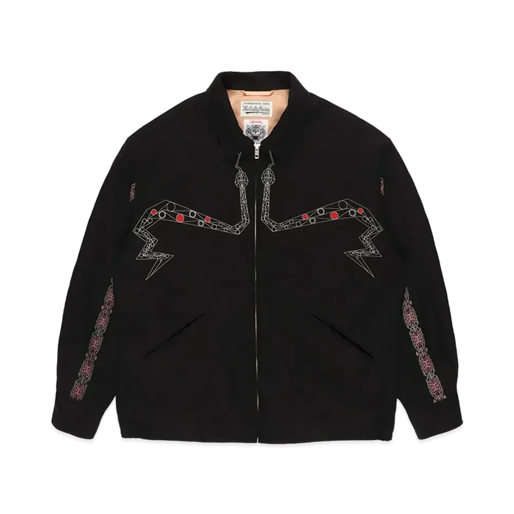 WACKO MARIA x WOLF'S HEAD / 50's Jacket "Black"
