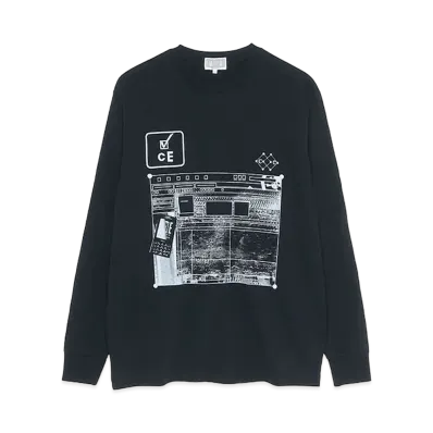 Cav Empt (C.E) CE CARD 5 LONG SLEEVE T "Black"