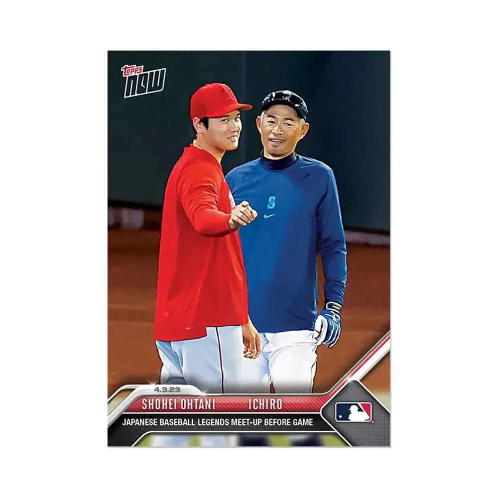 大谷翔平 / イチロー [45](2023 MLB トップスナウ JPカード)