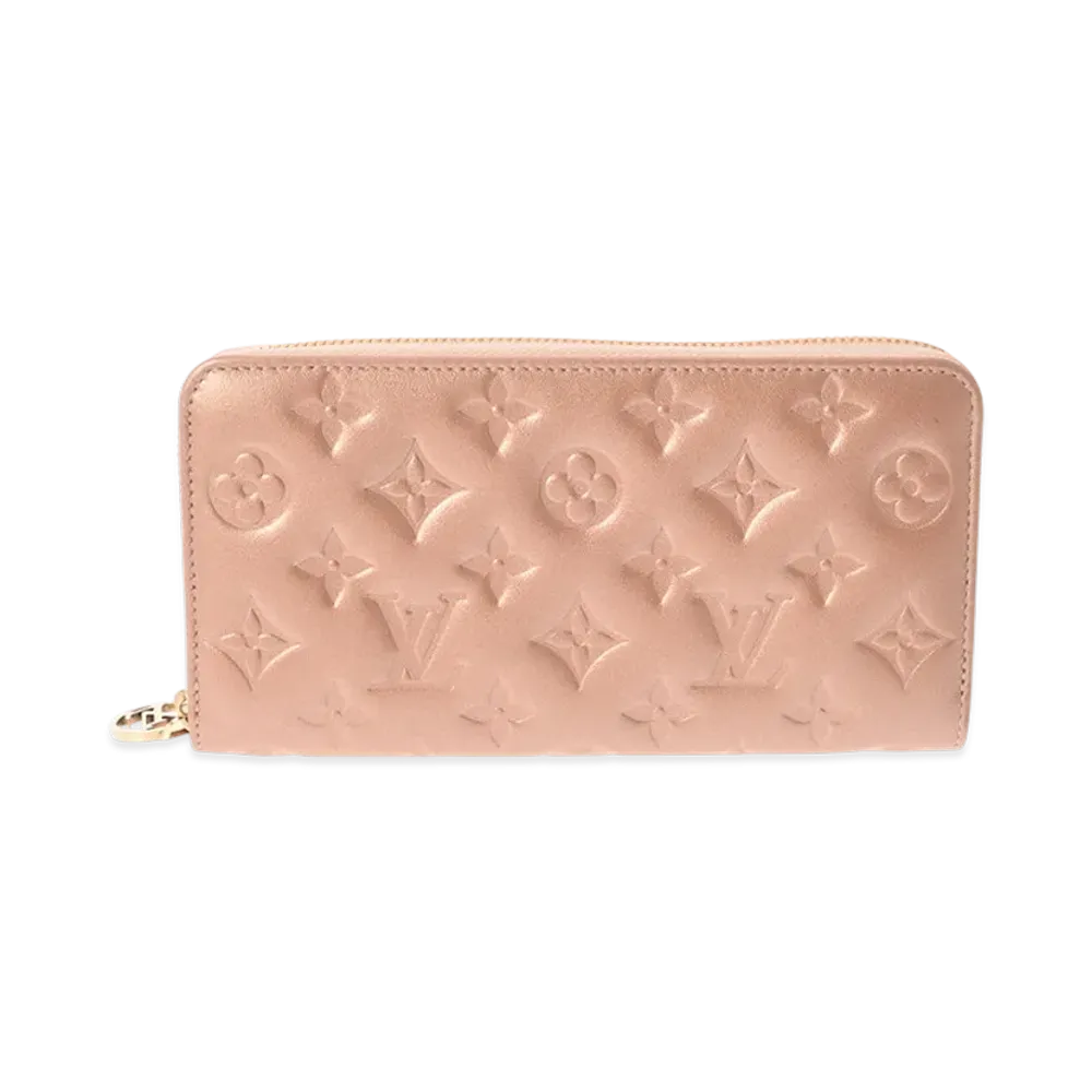Louis Vuitton Zippy Wallet Monogram Emboss "Rose Gold"