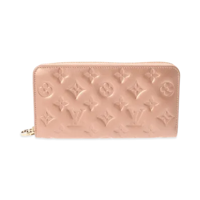 Louis Vuitton Zippy Wallet Monogram Emboss "Rose Gold"