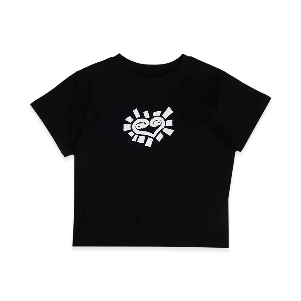 MIN-NANO x ADWYSD Baby Heart Tee "Black"