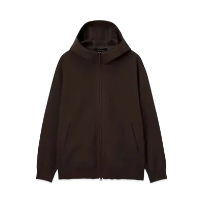 DESCENTE ALLTERRAIN Fusion Knit Hoodie "Deep Mahogany"