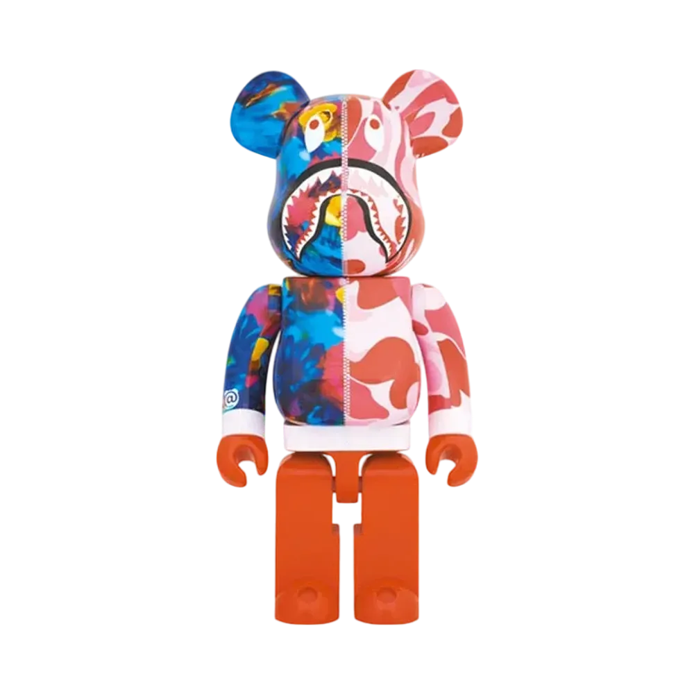 Bearbrick x Bape x Mika Ninagawa Shark 1000%