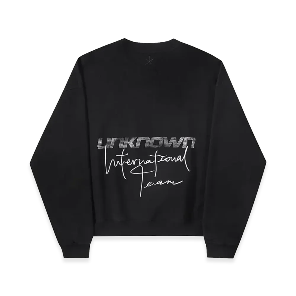 Unknown London Uniform Crewneck "Black"