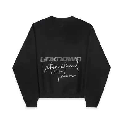 Unknown London Uniform Crewneck "Black"