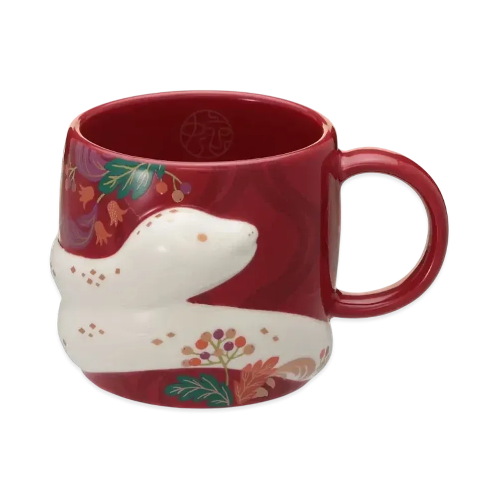 STARBUCKS New Year Mug Snake 355ml "Red"