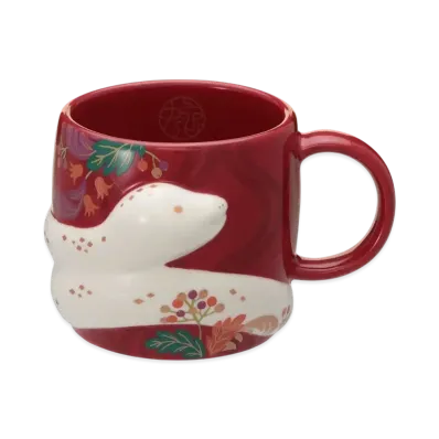 STARBUCKS New Year Mug Snake 355ml "Red"