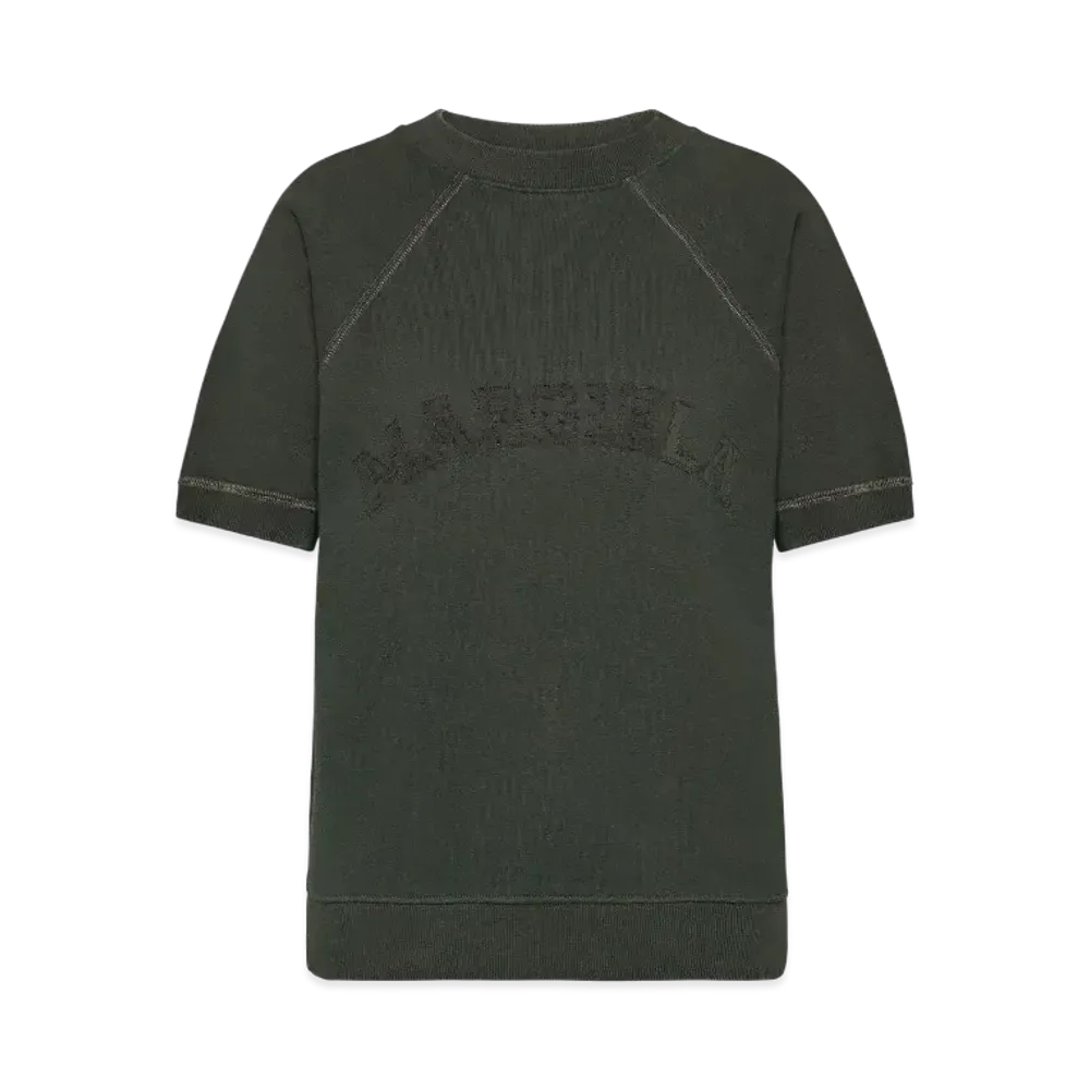 Maison Margiela Women's Short Sleeve Sweatshirt "Black"