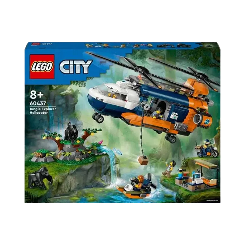 LEGO CITY "Jungle Explorer Helicopter at Base Camp" [60437]