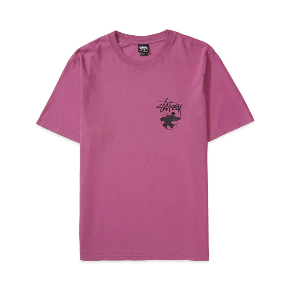 Stussy Long Haul Tee Pigment Dyed "Berry"