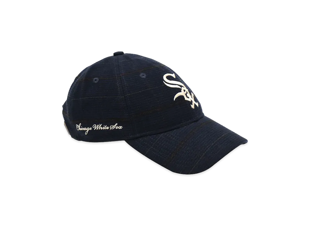 NEW ERA x THE CAP 9Twenty Woven Scorch Chicago White Sox "Navy/Check"