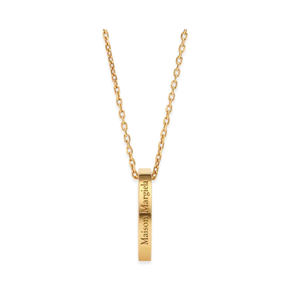 Maison Margiela Logo Ring Pendant Necklace "Gold"