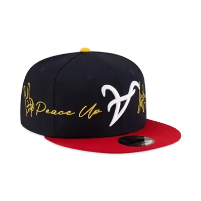 NEW ERA x Usher 9Fifty Snapback Atlanta Braves "Navy/Red"
