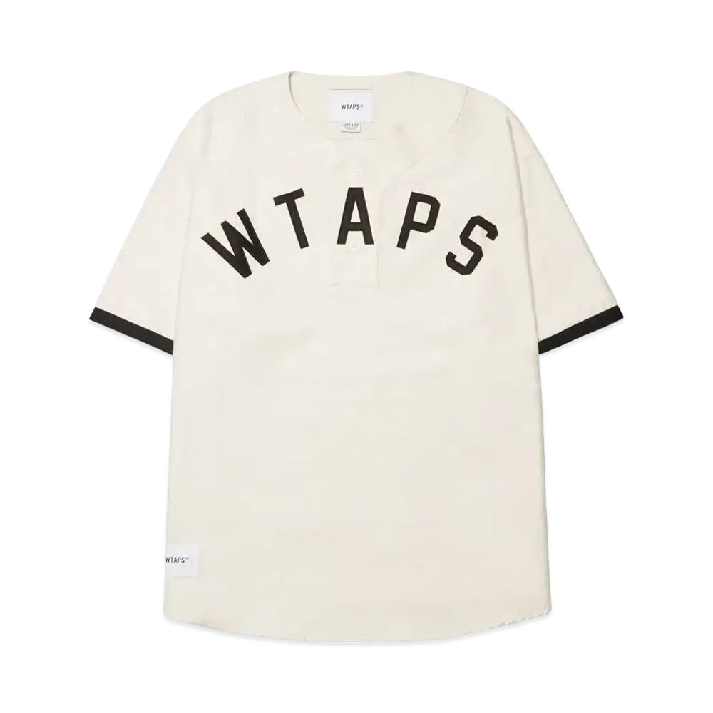 WTAPS League / SS / Cotton. Flannel "White"