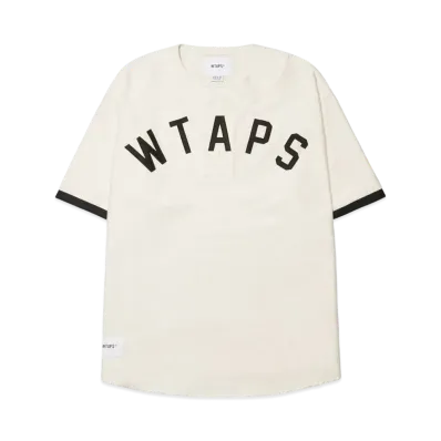 WTAPS League / SS / Cotton. Flannel "White"
