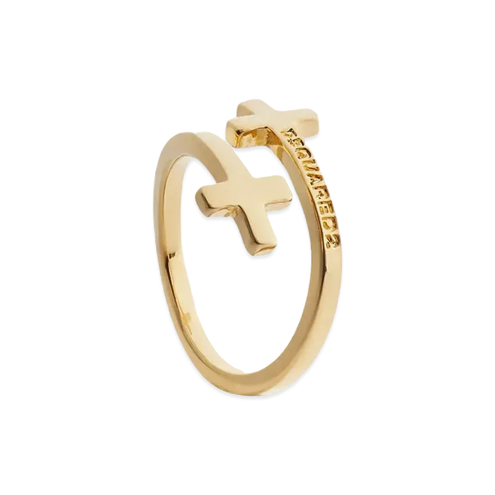 Dsquared2 Jesus Ring "Gold"