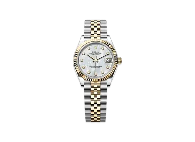 ROLEX Datejust 31mm Oystersteel & Yellow Gold 278273 "White Mother-of-Pearl"