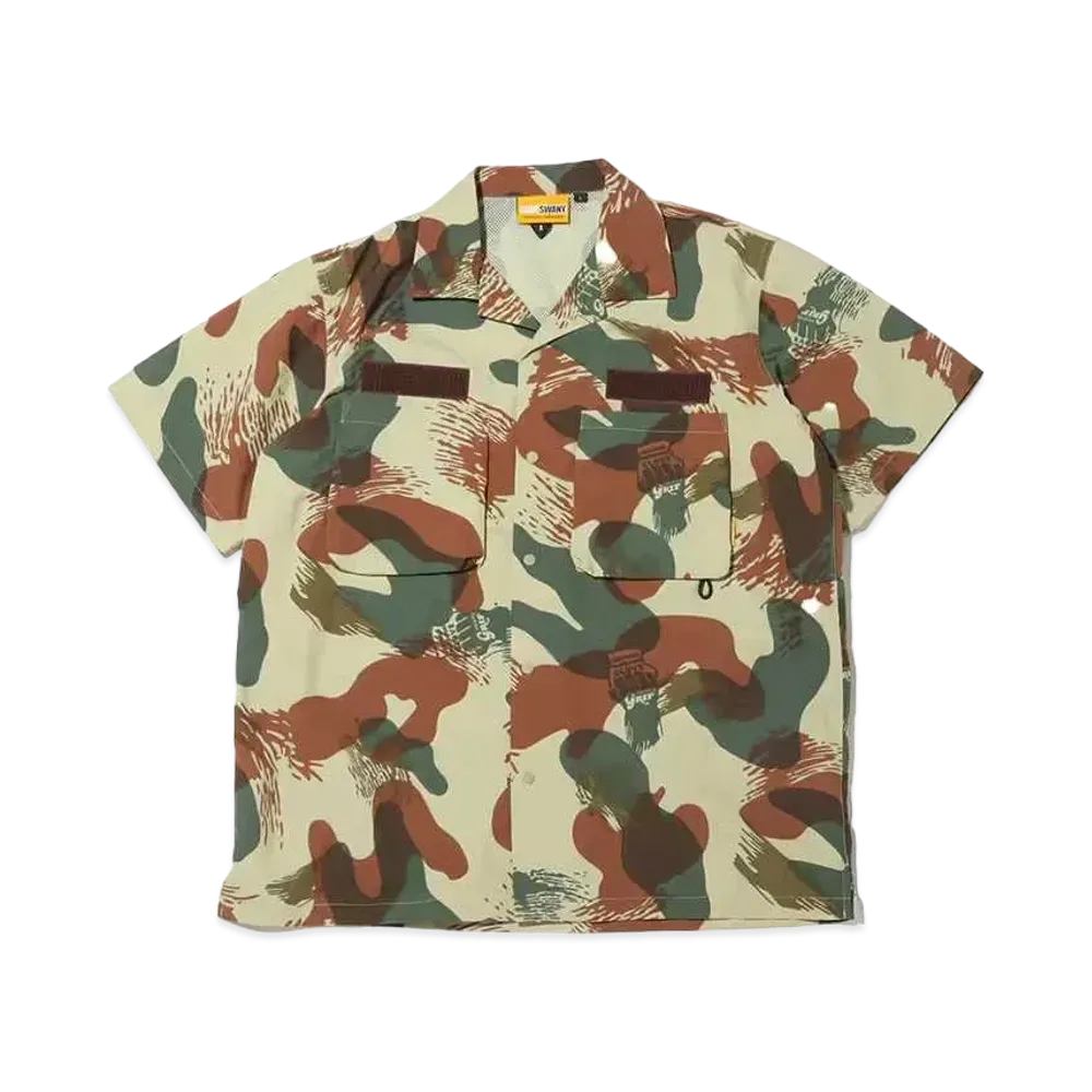 atmos x GRIP SWANY x T SPEC Gear Supplex Camp Shirt 2.0 SP "Camo"