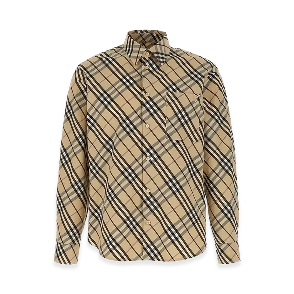 Burberry Check Shirt "Beige"