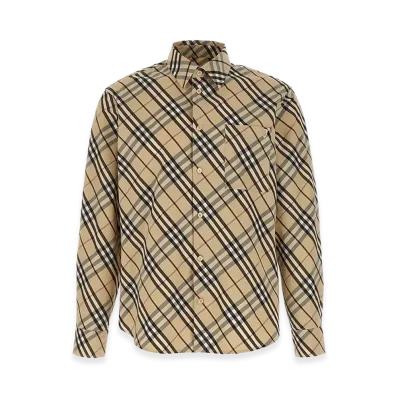 Burberry Check Shirt "Beige"