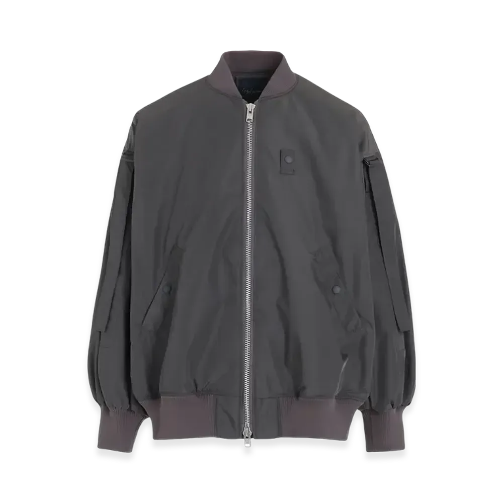 Yohji Yamamoto Pe Twill R-Belted Jacket "Gray"