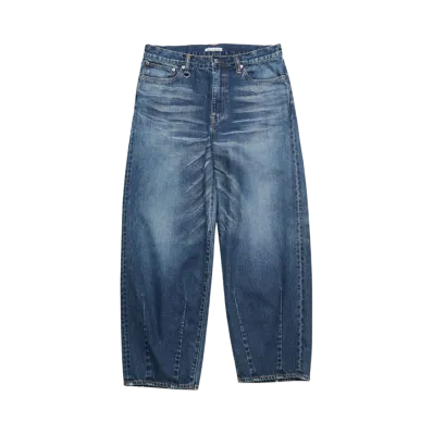 uniform experiment Damaged Hem Tuck Wide Straight Jeans "Indigo"