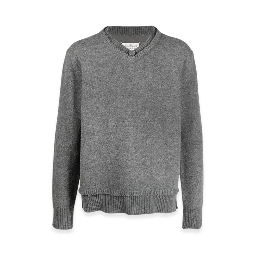 Maison Margiela Elbow Patch Sweater "Grey"