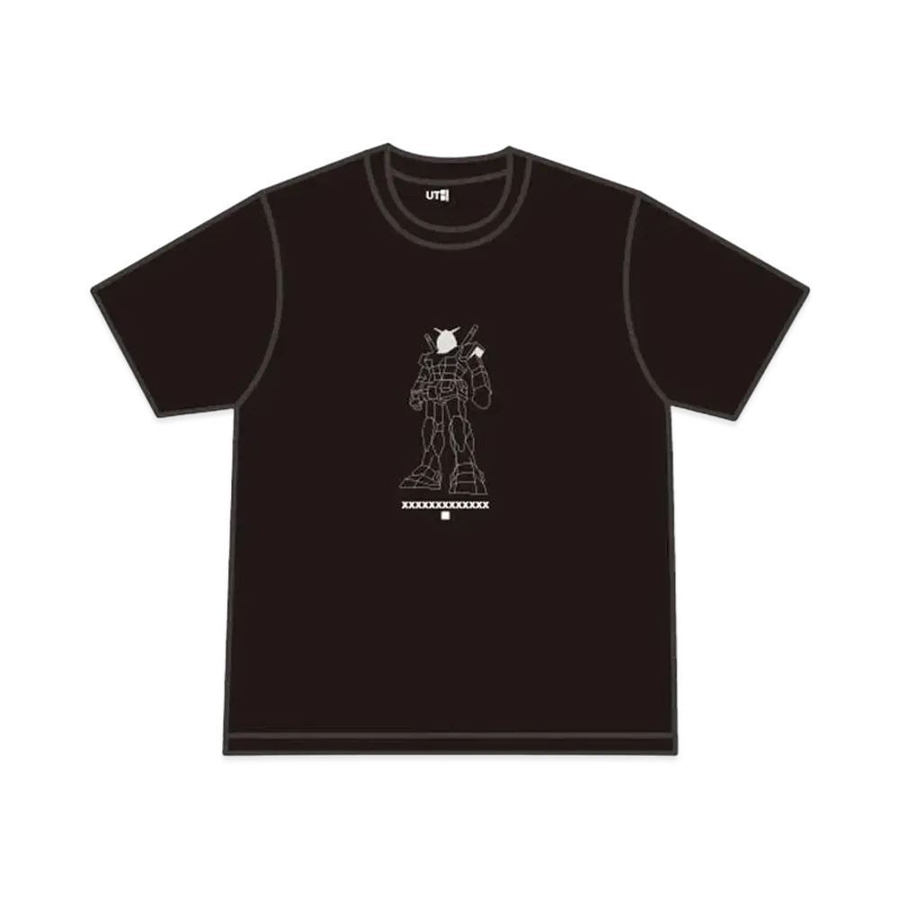 Uniqlo Mobile Suit Gundam Series UT Graphic T-Shirt "Black"