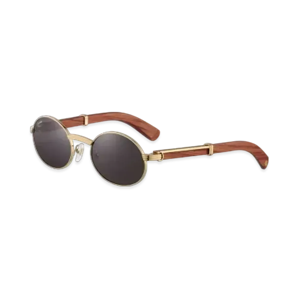 Cartier Premiere de Cartier Sunglasses "Brown/Gray"