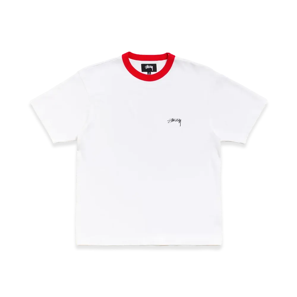 Stussy Ringer Tee "White"