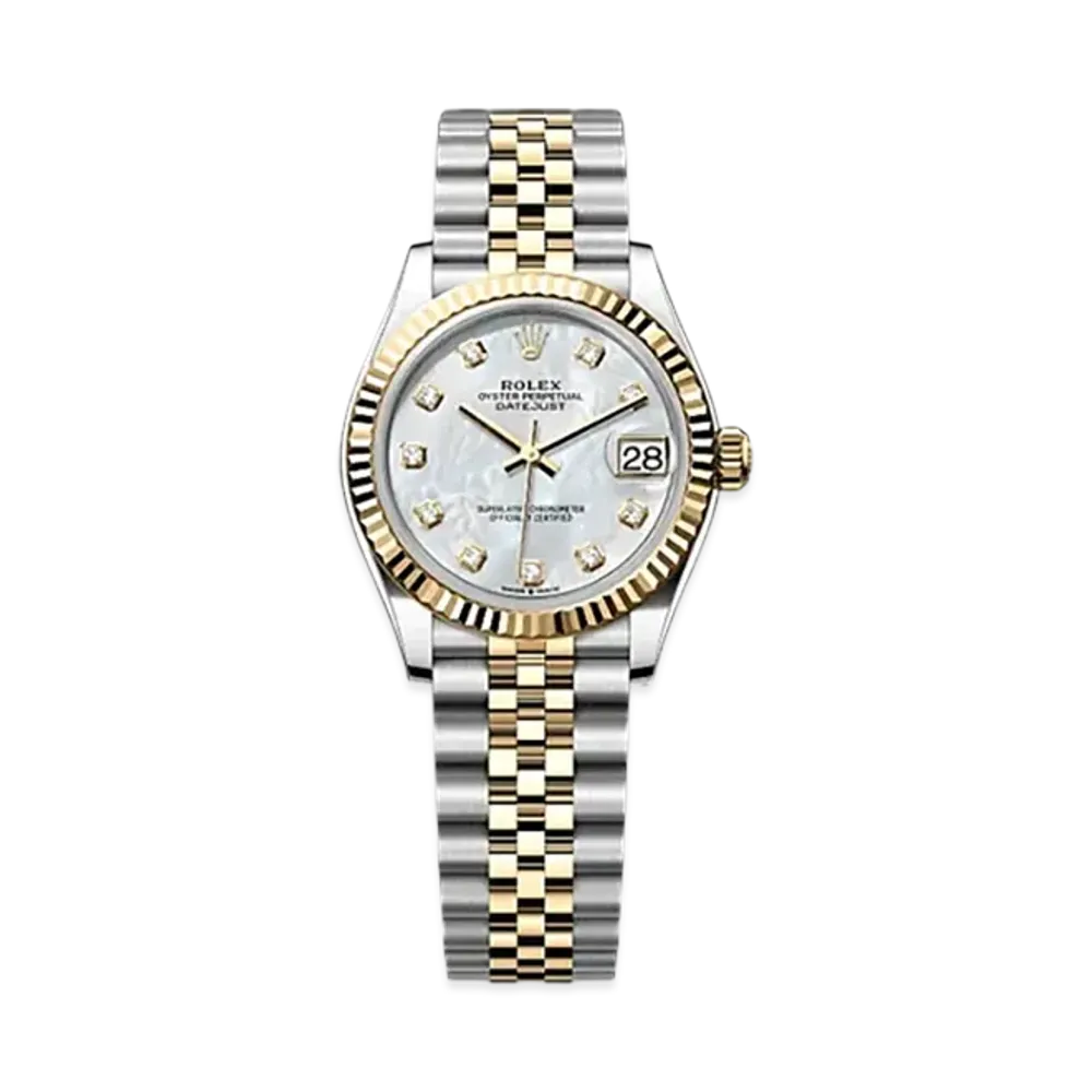 ROLEX Datejust 31mm Oystersteel & Yellow Gold 278273 "White Mother-of-Pearl"