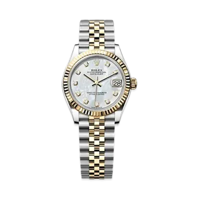 ROLEX Datejust 31mm Oystersteel & Yellow Gold 278273 "White Mother-of-Pearl"