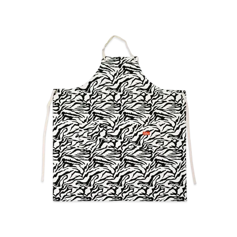 COOKMAN Long Apron Zebra "White/Zebra"