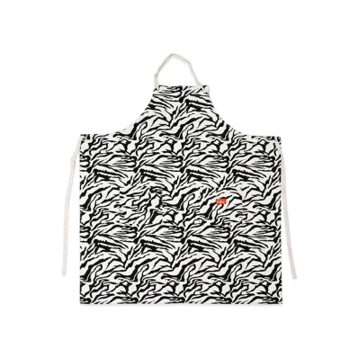 COOKMAN Long Apron Zebra "White/Zebra"