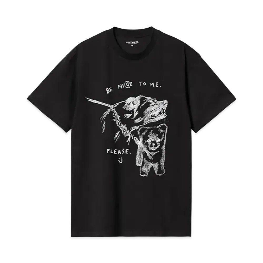 Carhartt WIP S/S Pepe Be Nice T-Shirt "Black/White"