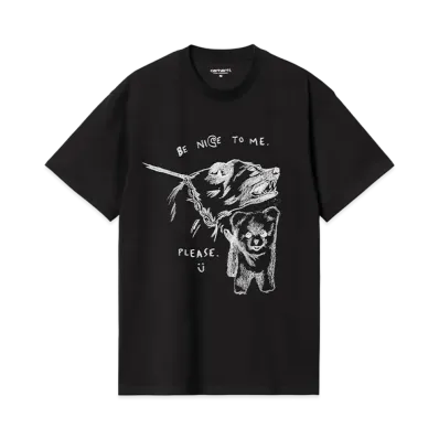 Carhartt WIP S/S Pepe Be Nice T-Shirt "Black/White"